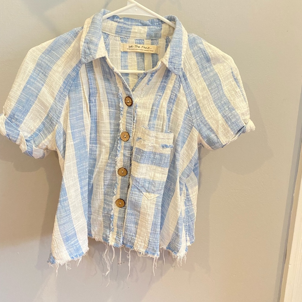 Free people button up